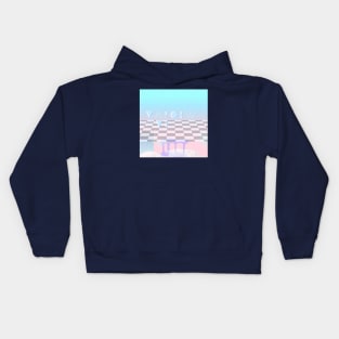 Vaporwave 90s design Kids Hoodie